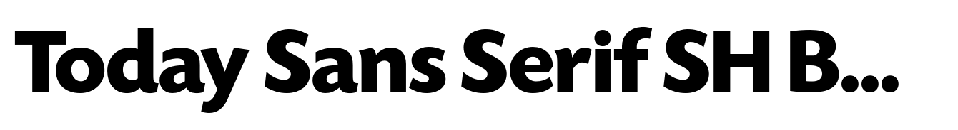 Today Sans Serif SH Bold